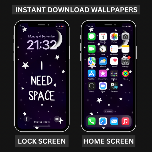 I Need Space - iPhone Wallpaper